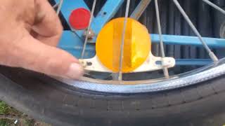 How to Replace inner tube on a Solex Moped. (or most any other bike)