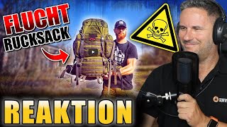 Fritz Meinecke "Prepper Fluchtrucksack packen" - Notgepäck für Krise anlegen - SURVIVAL PRO reagiert