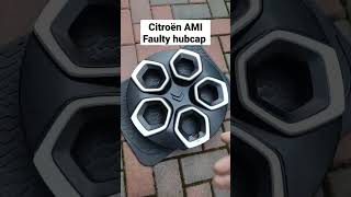 Citroen Ami Hubcap Fell Off