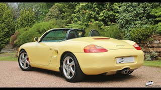 Pastel yellow / Nephrite green Porsche Boxster 2.5