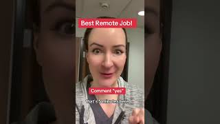 The best remote job! #earnmoney #earnmoneyonline #sidehustle #passiveincome #remotejob #sahm