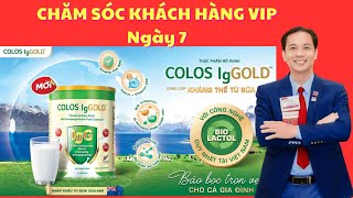 Chăm sóc khách hàng ngày 7bằng sản phẩm Sữa non Colos IgGold nhập khẩu từ New Zealand