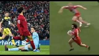 محمد صلاح يترك الكرة ويظهر في مباراة راكبي! 👀😂