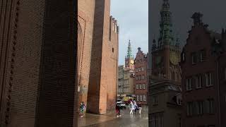 GDAŃSK POLAND 🇵🇱 Basilica and town streets.