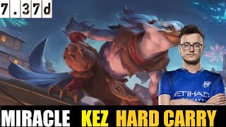 🤯MIRACLE [KEZ] HARD CARRY 7.37D - DOTA 2 HIGHEST MMR MATCH#dota2  #dota2gameplay  #miracledota