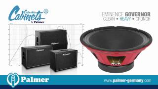 Palmer Custom Cabinet with Eminence Governor speaker-chassis