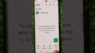 # delete the whatsapp call history.