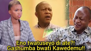 Frank Gashumba nga bamutwala eno kawedemu olutalo live bwati bamuvudemu eno