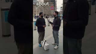 Asking strangers how often they feel stressed, for Stress Awareness Month 🫣