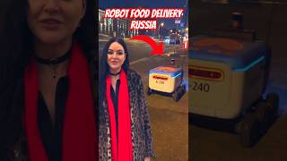 Russia ROBOT DELIVERY food to your door in Russia  #robotics