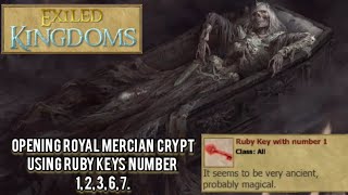 Exiled Kingdoms-Ruby Keys Number 1,2,3,6,7 (Defeating Tharum, Brimard, Falund, Nastur and Melporth)