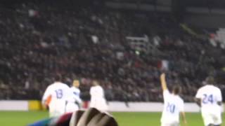 Italia vs Nigeria 2 - 2 - Italian Goal - Emanuele Giaccherini Happiness - View from Italy fans