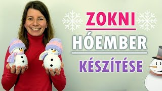 Zokni hóember készítése | Karácsonyi ötlet | Manó kuckó