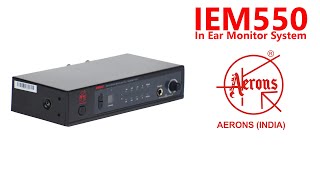 AERONS IEM550 In Ear Monitor (in Hindi)