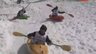 Insolite : Le Snowkayak !