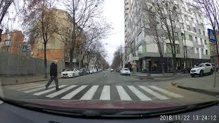 Чуть не переехал пешехода на пешеходном переходе на Peugeot 508 гос номер АХ0759ЕТ