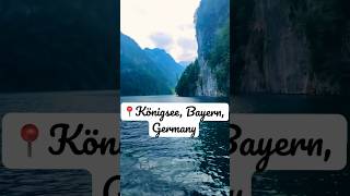 The beauty of bavarian lakes is beyond words! #königssee #bayern #germany #travel #shorts #viral