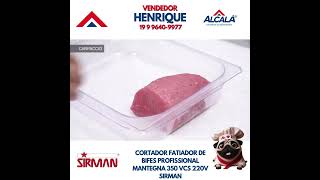 Cortador Fatiador de Bifes Profissional Mantegna 350 VCS 220v Sirman