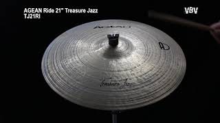 21" Ride Treasure Jazz Agean Cymbals