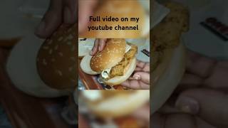 ZINGER BURGER 🍔 RECIPE #zingerburger #chickenburger #food #streetfood @Myselfcapital