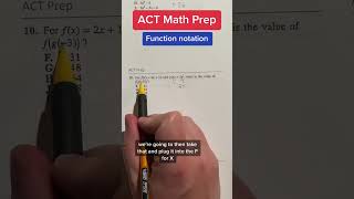 ACT Math practice question of the day 19