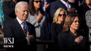 Biden and Harris Honor Veterans at Arlington Cemetery | WSJ News