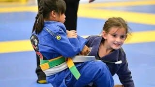 Entrenamiento infantil jiu jitsu