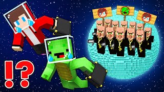 Why Did RICH Villagers Kick Mikey and JJ Out Of The DIAMOND PLANET? - in Minecraft Maizen