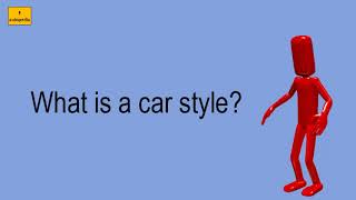 What Is A Car Style?