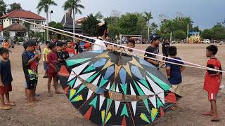 Testing perdana layangan pegon mas bayu kendang gagal terbang