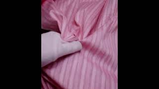 STRIPE BABY PINK PURE COTTON 85 GSM HANDWOVEN FABRIC