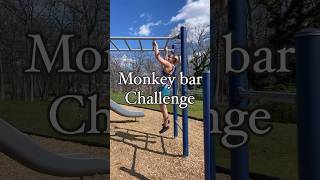 🥷💪Monkey bar Challenge #ninja #inspire #fitnessmotivation #fitnesschallenge