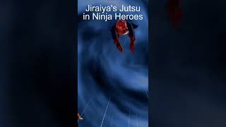 Jiraiya's Jutsu in Naruto Ultimate Ninja Heroes #naruto