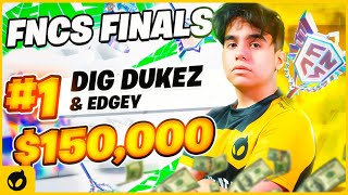 1st Place FNCS Grand Finals ($150,000) 🏆 | Dukez and Edgey