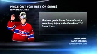 Canadiens Lose Price For Rest Of Series