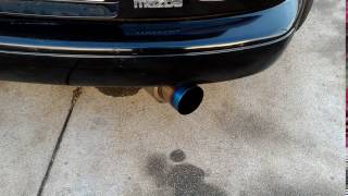 NA Miata - Exhaust I Fabricated - 2.5stainless to 2.5 full titianium muffler Video 2