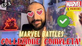 La COLLEZIONE COMPLETA di MARVEL BATTLES Trading Cards di Panini: non male!