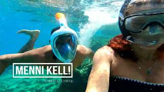 Swimming with a turtle II. Cyprus snorkeling... MK52