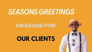 Christmas message for clients