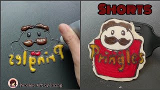 Shorts - Snack brand logo pancake art - Pringle