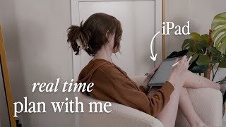 IPAD PLAN WITH ME | Power Session 12 Minutes | Lofi 🎵✍🏼