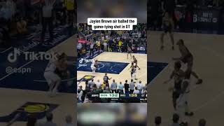 Jaylen brown hits the game winner the crowd goes wild 😳😳#nba #gamewin #fyp #fypシ゚viral