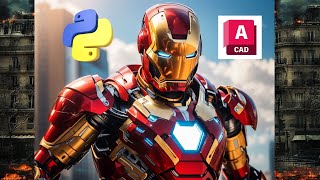 Python & ChatGPT AI Automation in AutoCAD: Ironman Example