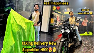 Finally Taking Delivery Of Our Kawasaki Z900 BS6 2023😍#z900 #kawasakiz900 #superbikedelivery