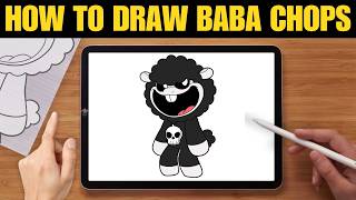 How to draw Baba Chops | Poppy Playtime 4 | HVORDAN TEGNE | Step by Step