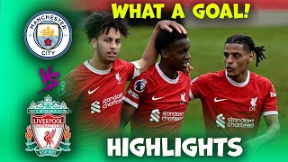 Man City v Liverpool | U21 Premier League 2 | Youth football Highlights 17-08-2024