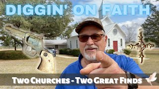 Metal Detecting At Two Churches & Two Awesome Finds