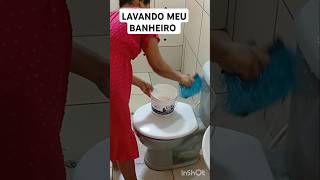 LAVANDO MEU BANHEIRO #faxinacompleta #faxinanasala #limpeza #faxinapensada #faxina #faxinaemuitomai