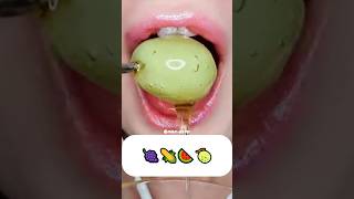 [Asmr] Eating Emoji Food 🍇🌽 Cre: @SatisfyingLips What’s Next ???? #asmr #asmrsounds #mukbang