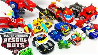 Transformers Rescue Bots Toys Collection Featuring Boulder Heatwave Chase Blades Bumblebee & More